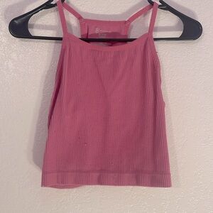 Pink mini tank top